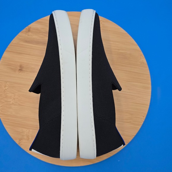 Rothys Black Knit Slip On Sneakers Loafers Comfy Casual Shoes Women's 9 .5 EUC - Picture 4 of 6